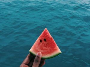 comer en un velero