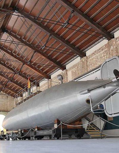 Submarino antiguo de la armanda española