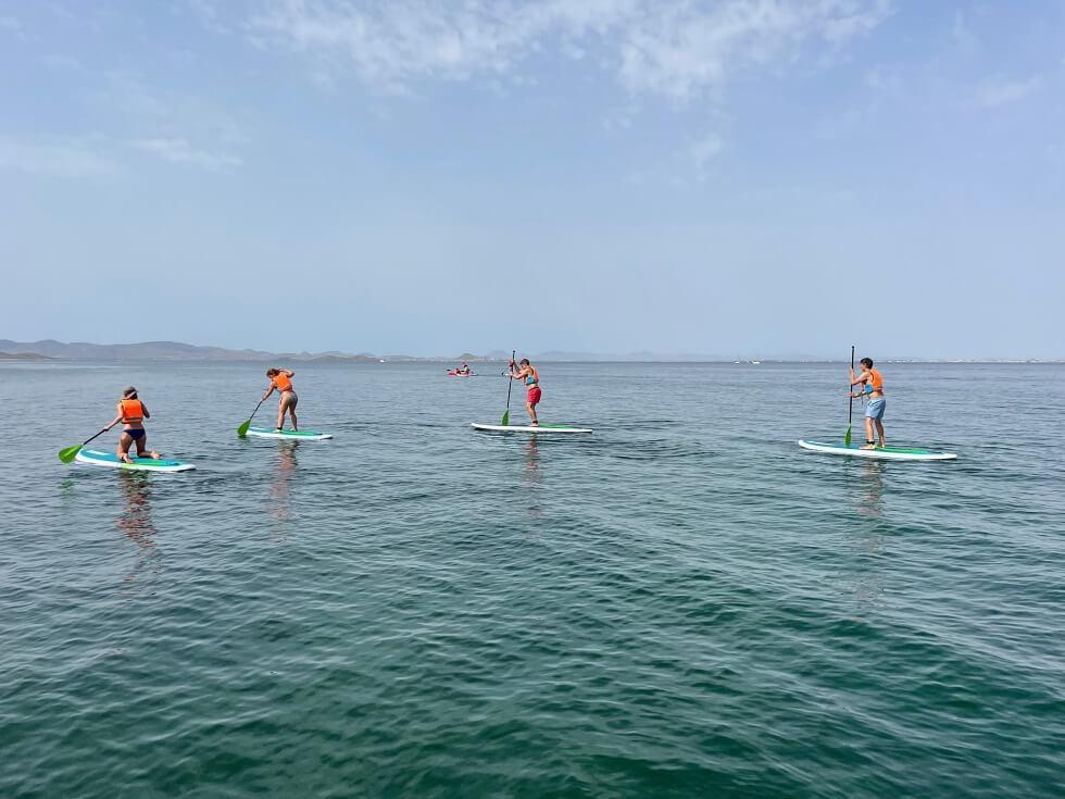deportes acuaticos Paddle Surf en La Manga